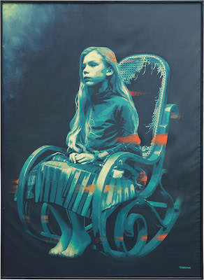 Tankpetrol painting Old rocking chair Straat International Street Art Museum